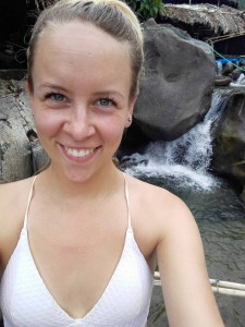 Elephant waterfall tijdens de rit met easy riders 